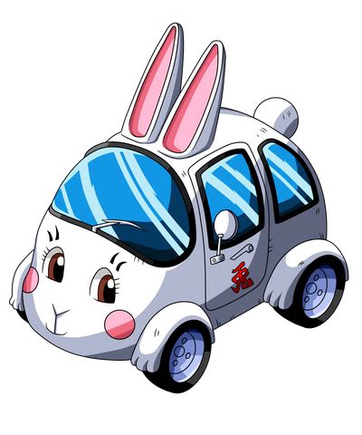 Coche con forma de conejo del Jefe Conejo