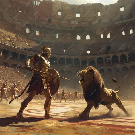 Kyros luchando en el Coliseo Corrida