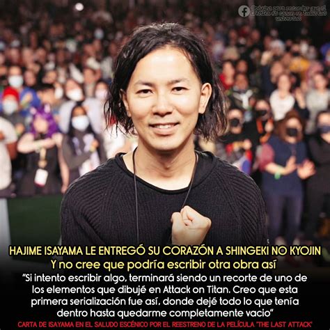Hajime Isayama con fans