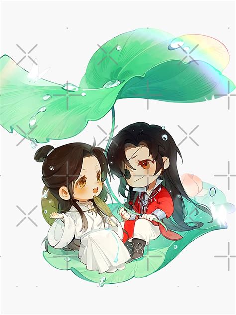 Ilustración de Hua Cheng y Xie Lian