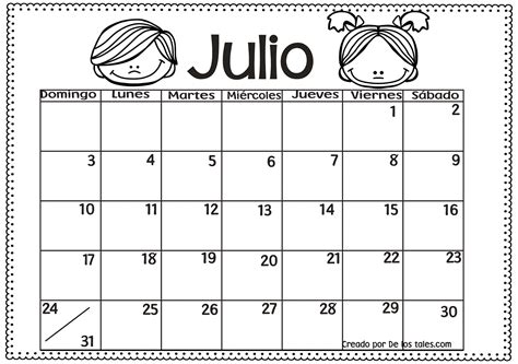 Calendario mostrando el mes de julio con la fecha de estreno de Rent-a-Girlfriend