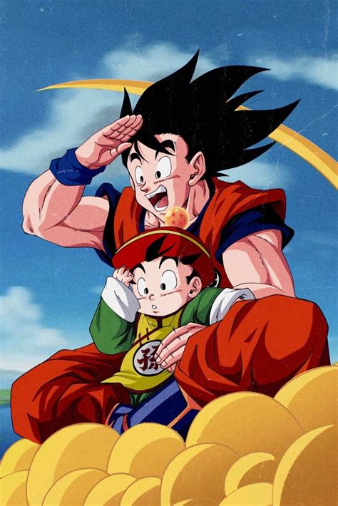 Captura de pantalla de la animación de Goku y Gohan en DB Legends
