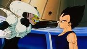 Vegeta IV no se hace problema contra Pui-Pui.