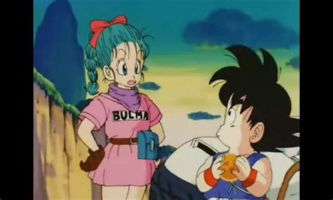 Bulma y Goku buscando las Esferas del Dragón
