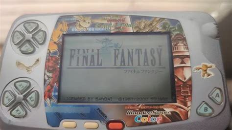 Consola WonderSwan Color con juego de Naruto