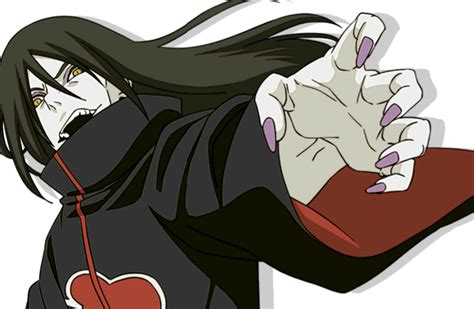 Orochimaru en Akatsuki intentando someter a Itachi