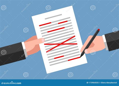 error correccion documento