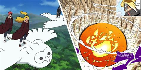 Deidara utilizando su arcilla explosiva