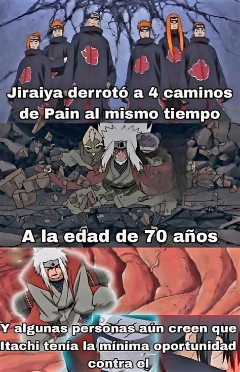 Jiraiya luchando contra los Pains