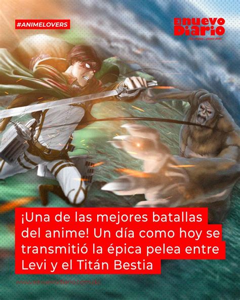 Esquema de la batalla entre Levi y el Titán Bestia
