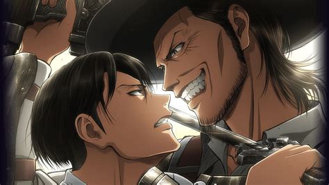 Levi Ackerman y Kenny Ackerman enfrentándose