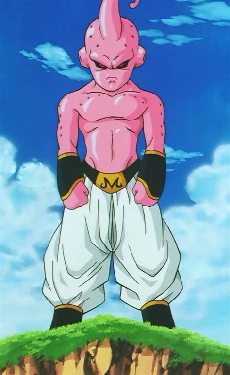 Pequeño Buu deteniendo la Genkidama