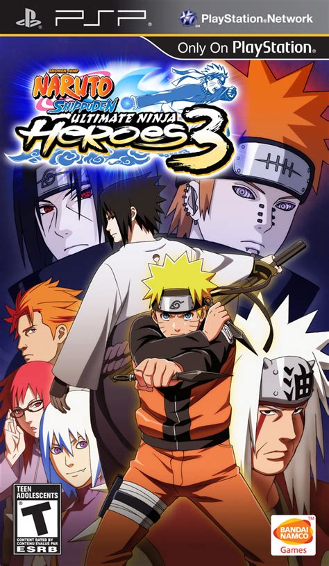 Portada del videojuego Naruto Shippūden: Ultimate Ninja Heroes 3