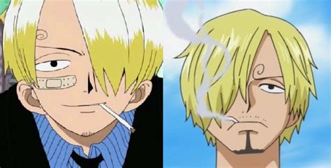 Ilustración de Sanji con sus cejas rizadas