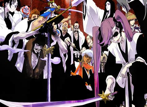Ilustración de Capitanes de Bleach
