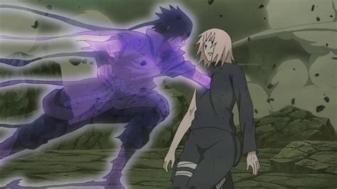 Sakura atrapada en el Genjutsu de Sasuke