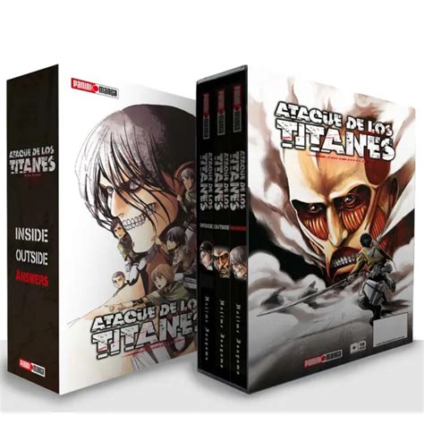 Portada del box set de Ataque a los Titanes