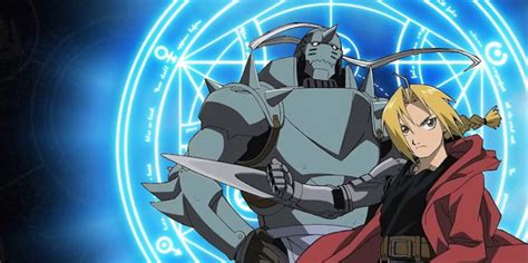 Edward y Alphonse Elric junto a la Piedra Filosofal