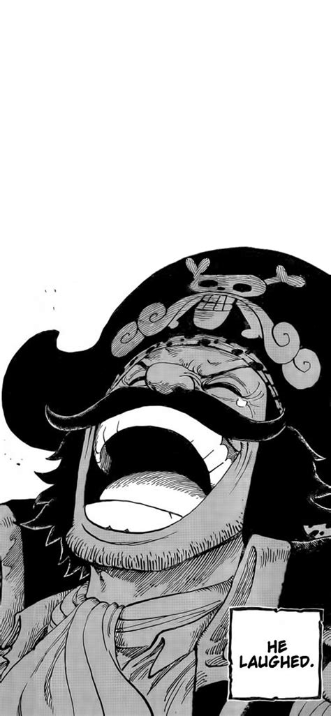 Ilustración de Gold Roger en Laugh Tale.