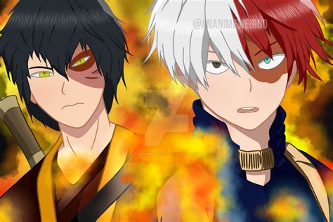 Comparativa de personajes: Shoto Todoroki y Zuko