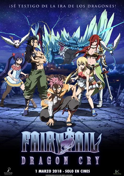 Póster oficial de Fairy Tail: Dragon Cry