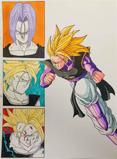 Evolución del diseño de Trunks del Futuro