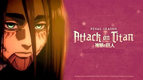 Calendario de emisión de los episodios finales de Shingeki no Kyojin