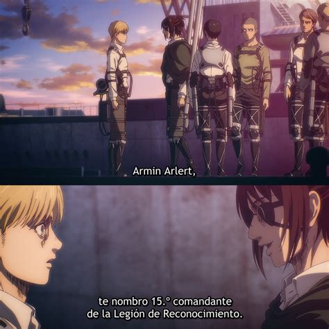 Armin Arlert en medio de la batalla