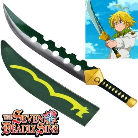 Ilustración de Meliodas con su Espada Rota