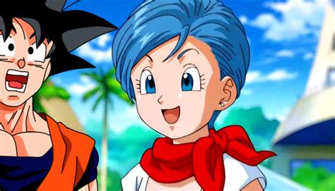 Bulma levantando su falda ante el Maestro Roshi