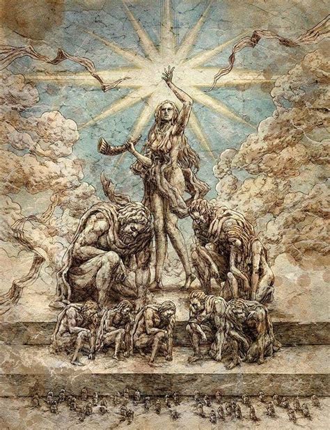Representación de Ymir Fritz y el origen de los poderes de los titanes.