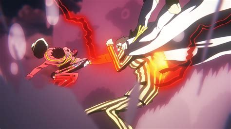 Luffy en Gear 5 enfrentando a Kizaru