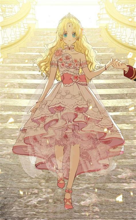Ilustración de la princesa Athanasia en un entorno de fantasía