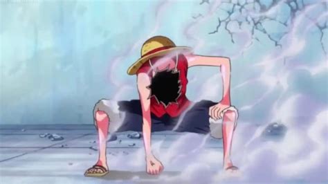 Luffy utilizando Gear 3 contra Urashima