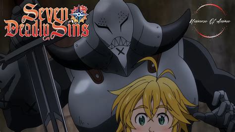 Meliodas enfrentando a Golgius