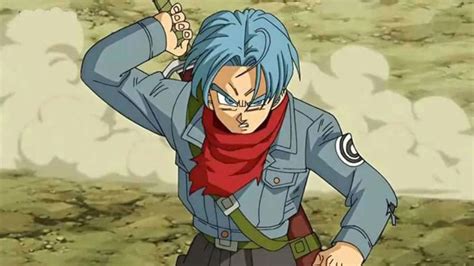 Bulma cortando el cabello de Trunks