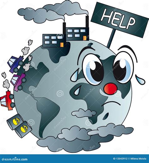 Ilustración de un mundo contaminado con monstruos emergiendo