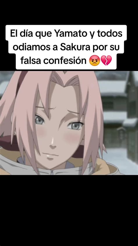 Sakura confiesa su amor a Naruto