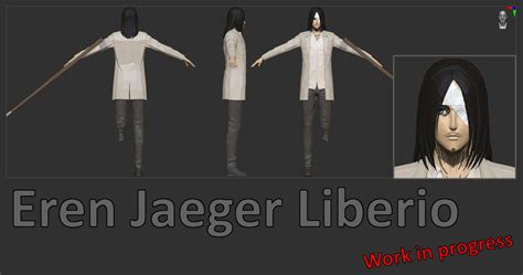 Eren Jaeger atacando en Liberio