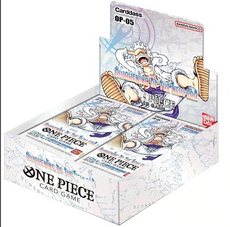 Ejemplo de una caja de refuerzo de One Piece TCG