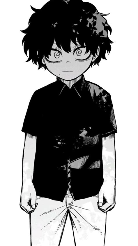 Ilustración del joven Tenko Shimura rodeado de manos