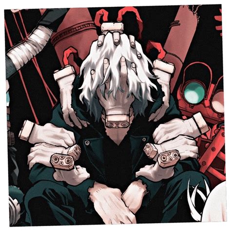 Tomura Shigaraki enfrentándose a varios héroes