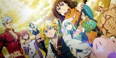 Personajes de The Seven Deadly Sins: Knights of Britannia en modo batalla