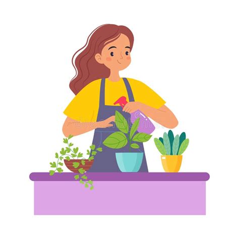 Ilustración de un personaje cuidando un jardín de lavanda bajo la luz de la luna.