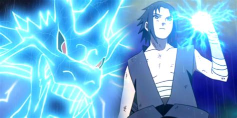 Secuencia de animación de Sasuke utilizando Kirin