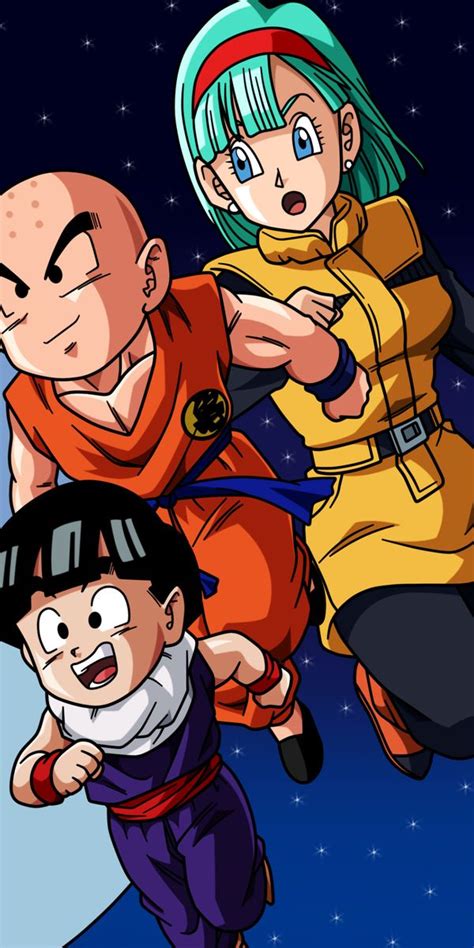 Krilin y Gohan descongelando una esfera del dragón