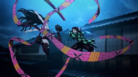 Escena del Arco del Distrito de Entretenimiento de Demon Slayer