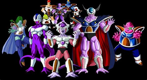 Ilustración de Freezer y su ejército, con referencias a productos fríos