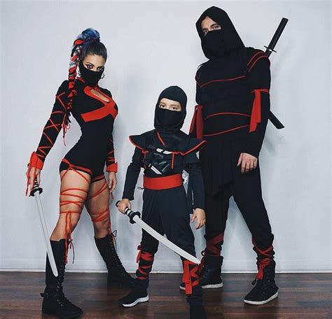Imagen de un disfraz de ninja casero