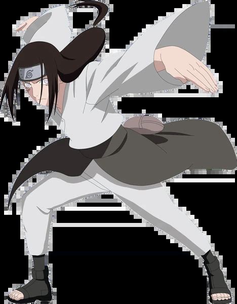 Neji Hyūga y Naruto Uzumaki durante su combate en los Exámenes Chūnin